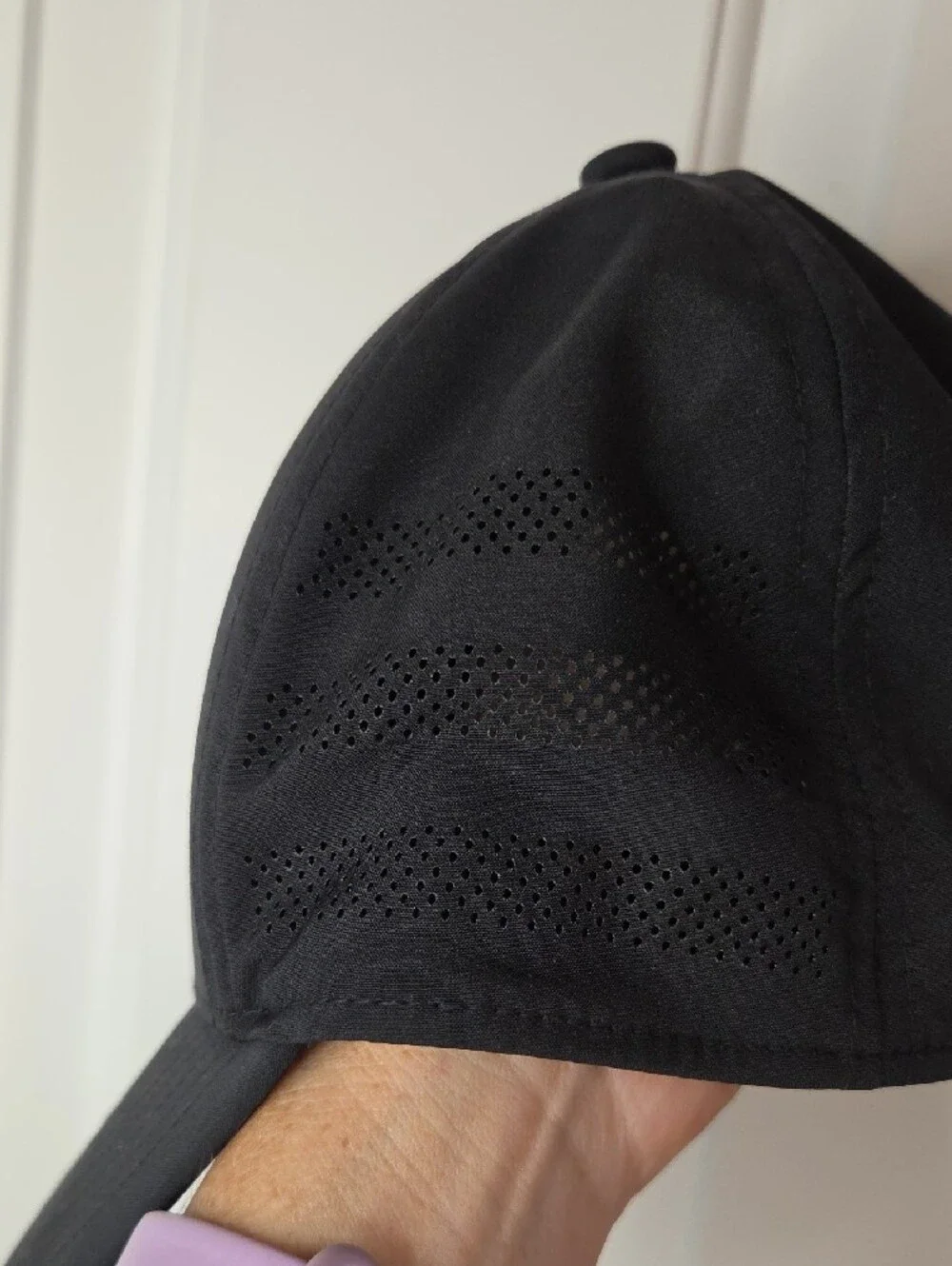 adidas Black Performance Baseball Cap with Subtle Logo